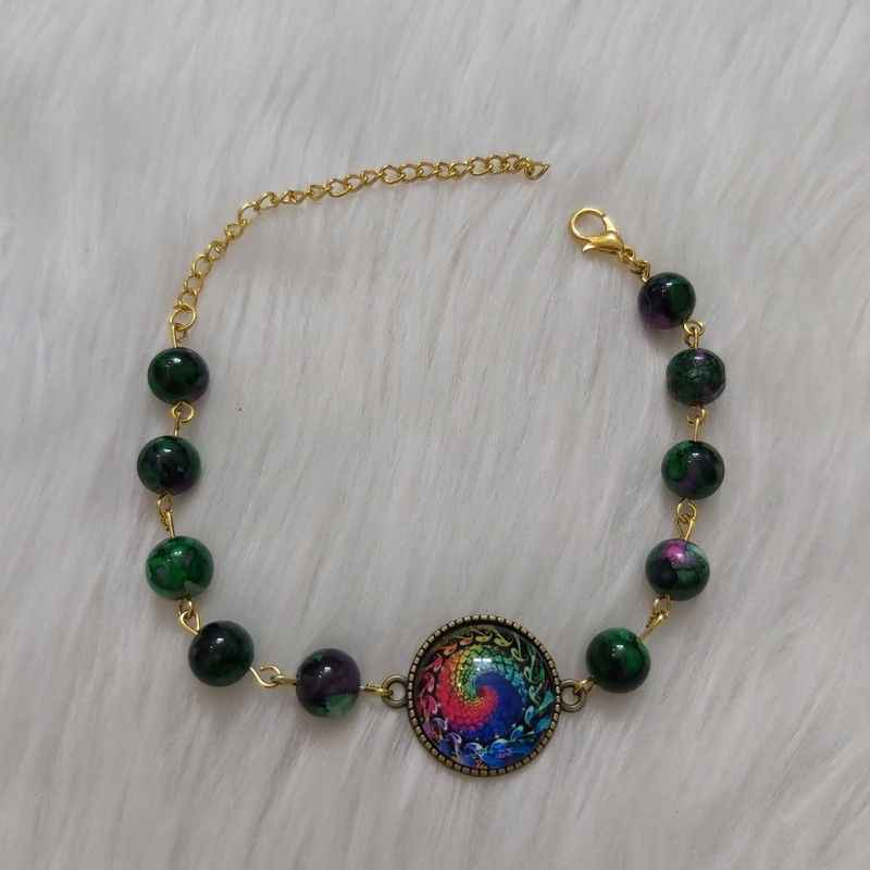 دستبند دخترانه مدل مهره ای رزین کد rez112 دستبند دخترانه مدل مهره ای رزین کد rez112