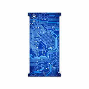 MAHOOT Blue Printed Circuit Board Cover Sticker for Sony Xperia XA1 Plus