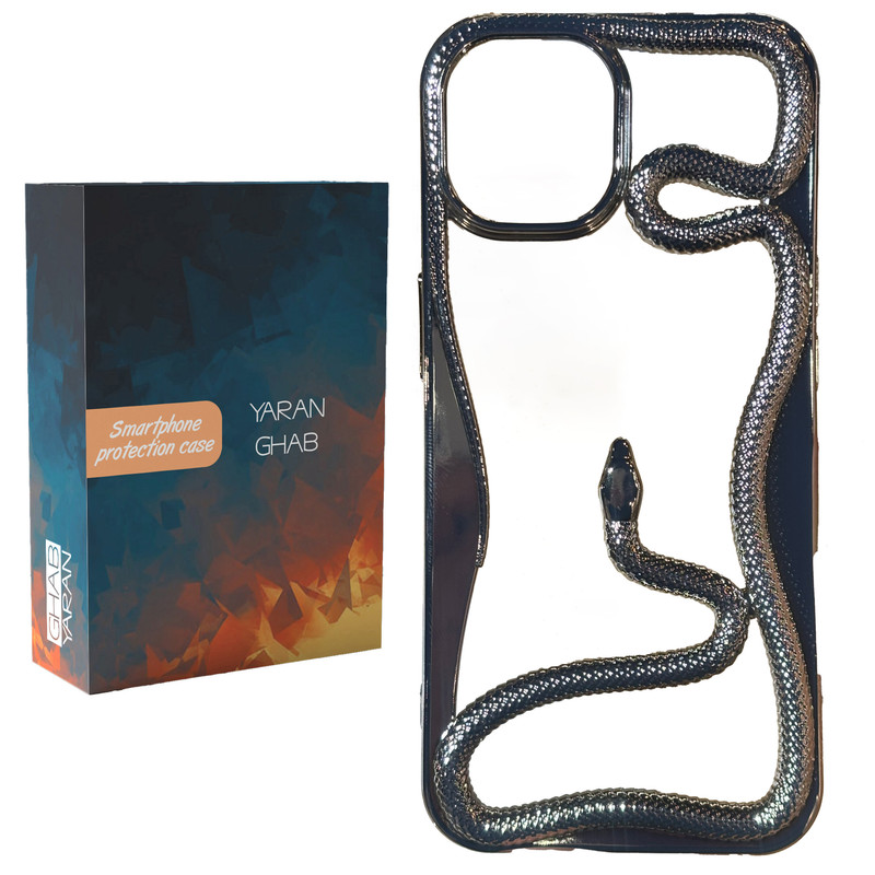 کاور یاران قاب مدل snake مناسب برای گوشی موبایل اپل iPhone 15
