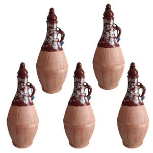 بطری سفالی مدل نقاشی کد Bl بسته ۵ عددی