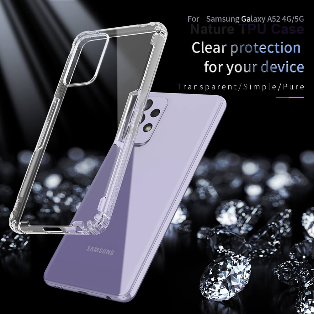 کاور نیلکین مدل Nature مناسب برای گوشی موبایل سامسونگ Galaxy A52 4G/A52 5G/A52S