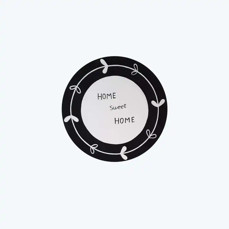 بشقاب دیوارکوب سفالی طرح قاصدک مجموعه 3عددی