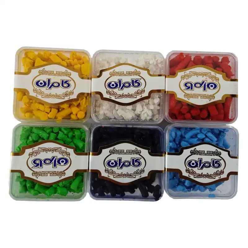 رنگ تزيين شمع كامران مدل h56 بسته 6 عددي