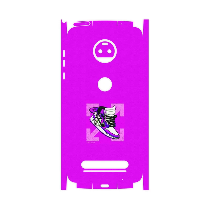 برچسب پوششی ماهوت مدل Nike Air Sneaker Digital Art-FullSkin مناسب برای گوشی موبایل موتورولا Moto Z2 Force