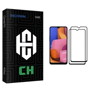 Ricomm CH glass Screen Protector For Samsung Galaxy A20s Pack Of 2