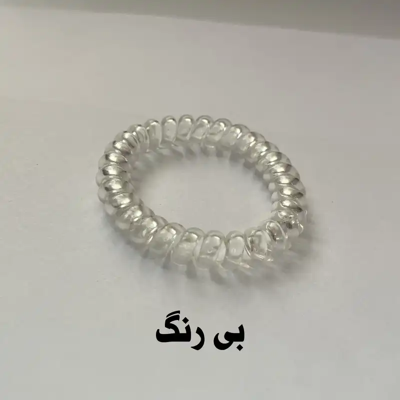 کش مو زنانه مدل سیم تلفنی بسته 4 عددی