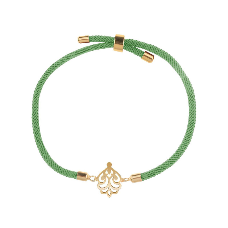 دستبند طلا 18 عیار زنانه مدوپد مدل اسلیمی کد D33-10555
