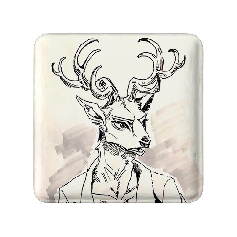 مگنت خندالو طرح لوییس انیمه بیستارز مدل مربعی کد 33451