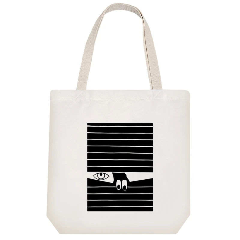 ساک خرید خندالو طرح پشت کرکره کد 10489