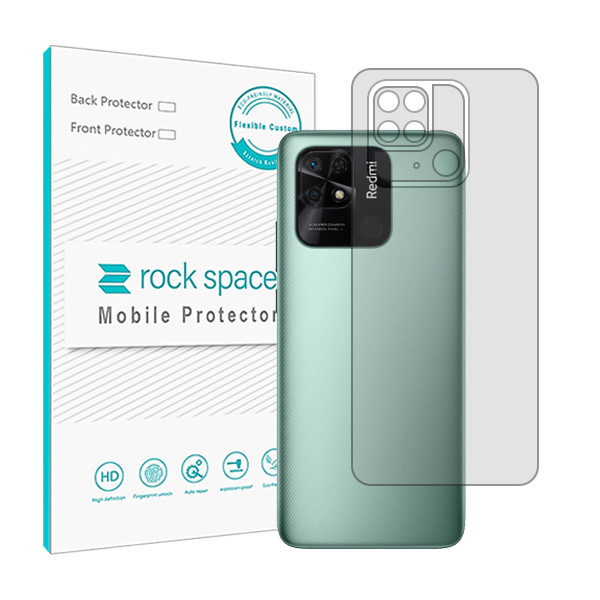 محافظ پشت گوشی شفاف راک اسپیس مدل HyGEL مناسب برای گوشی موبایل شیائومی Redmi 10c