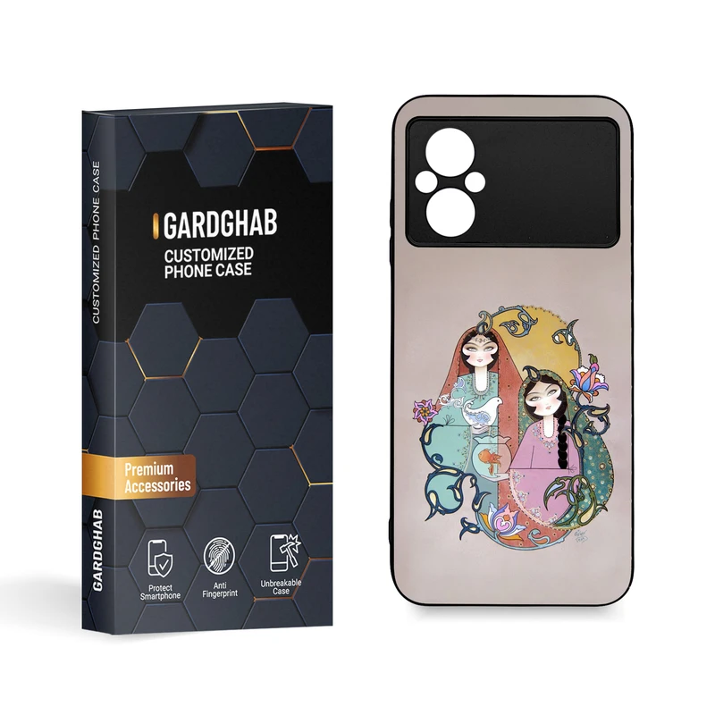 کاور گارد قاب مدل دخترانه مناسب برای گوشی موبایل شیائومی Poco M4 5G / M5 4G