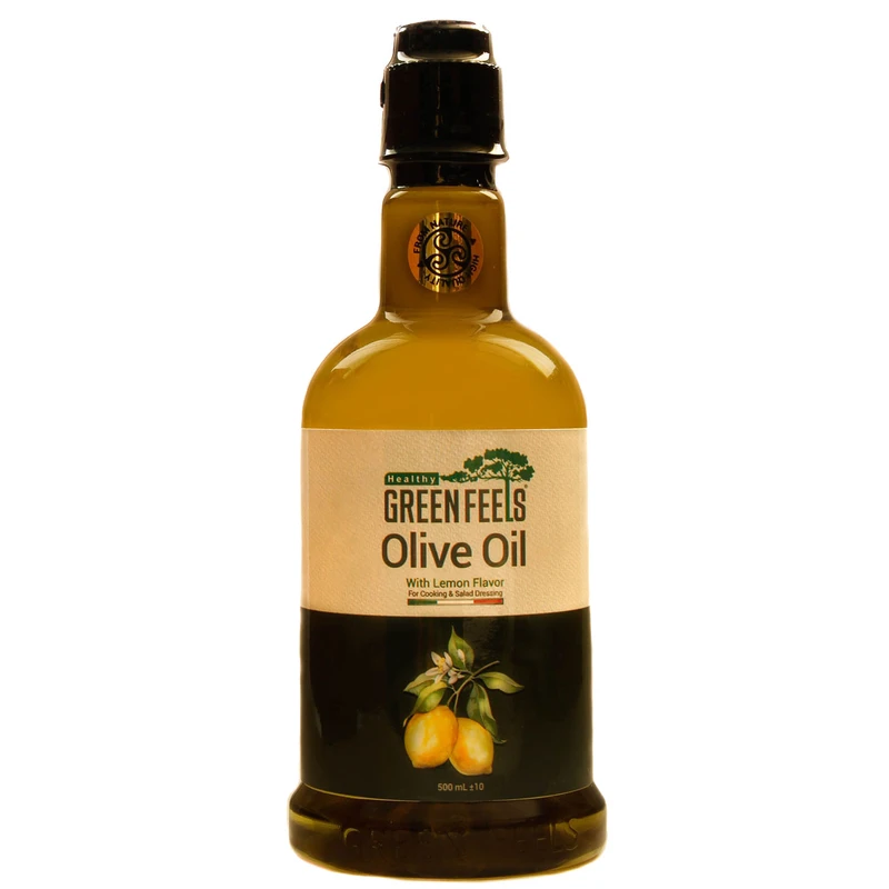 روغن زیتون با طعم لیمو گرین فیلز - 500 میلی لیتر