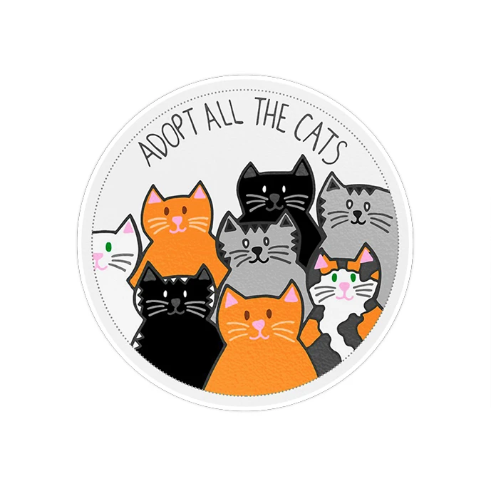 استیکر لپ تاپ ماسا دیزاین طرح CAT مدل STKA00486