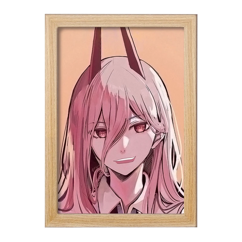 تابلو خندالو مدل پاور انیمه مرد اره ای Chainsaw Man  کد 18006