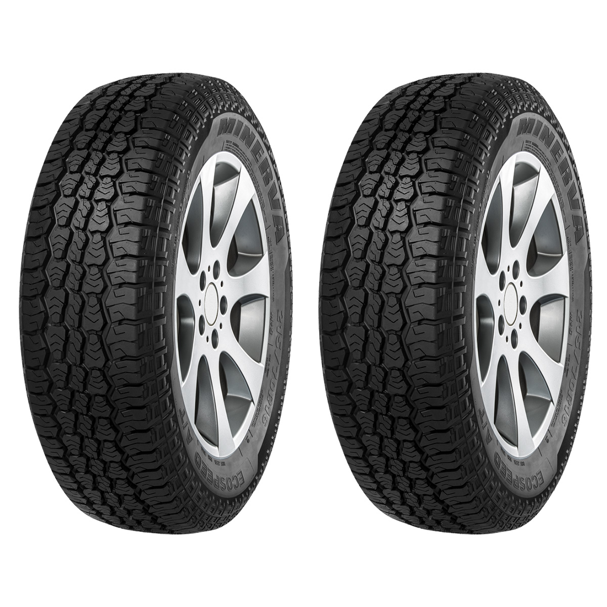 لاستیک خودرو مینروا مدل ECO SPPED A/T سایز 215/70R16 - دو حلقه