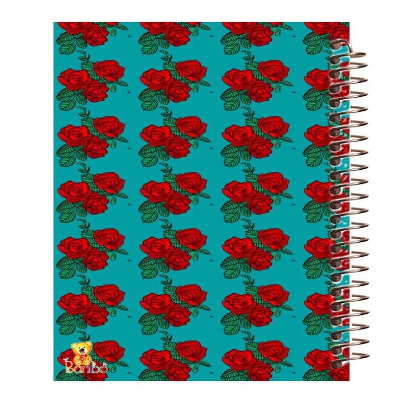 دفتر مشق 100 برگ بانیبو طرح گل  کد 768