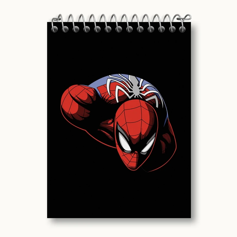 دفتر یادداشت 50 برگ خندالو مدل مرد عنکبوتی Spider Man کد 13176