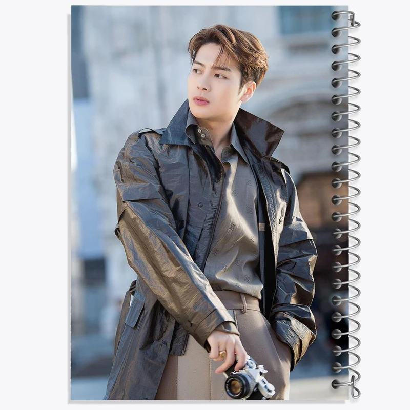 دفتر ژورنال نویسی 50 برگ خندالو مدل نقطه ای طرح جکسون گروه گات سون GOT7 کد 20949