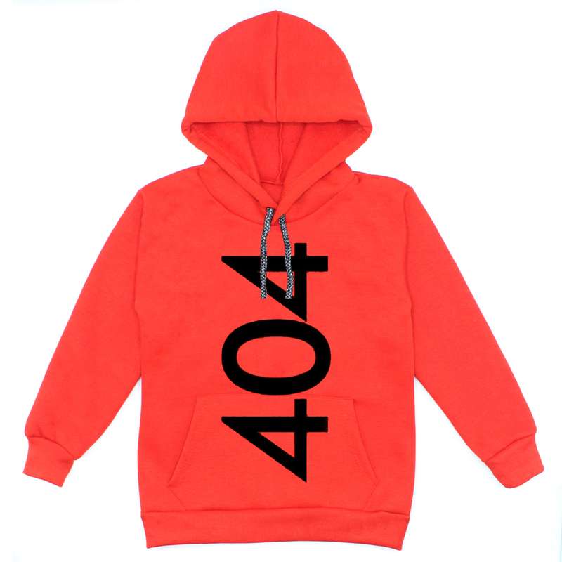هودی پسرانه مدل 404 W40 رنگ قرمز