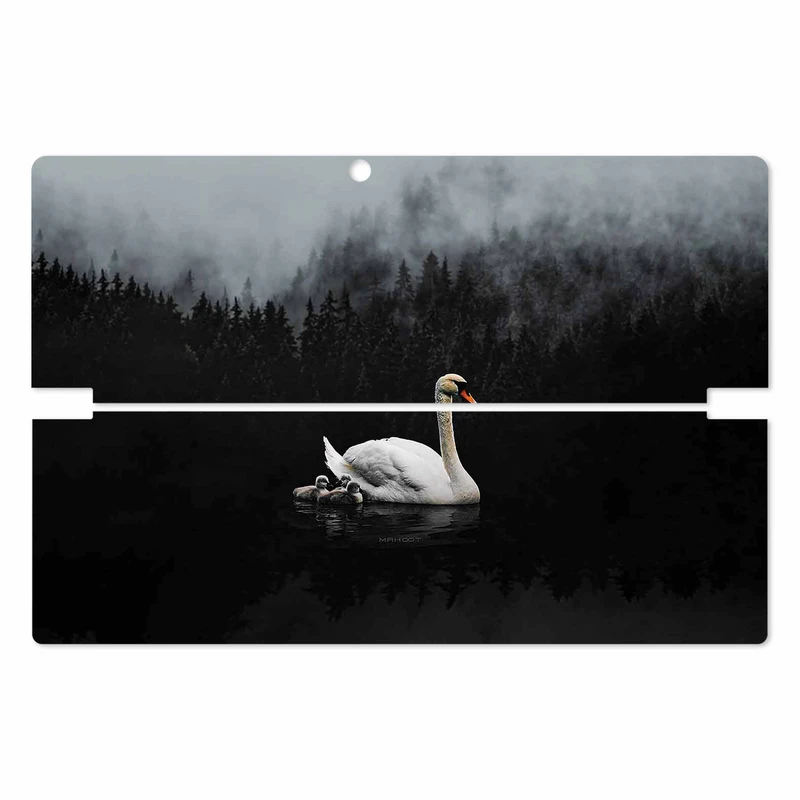 برچسب پوششی ماهوت مدل Swan Lake مناسب برای تبلت لنوو Miix 510 2016