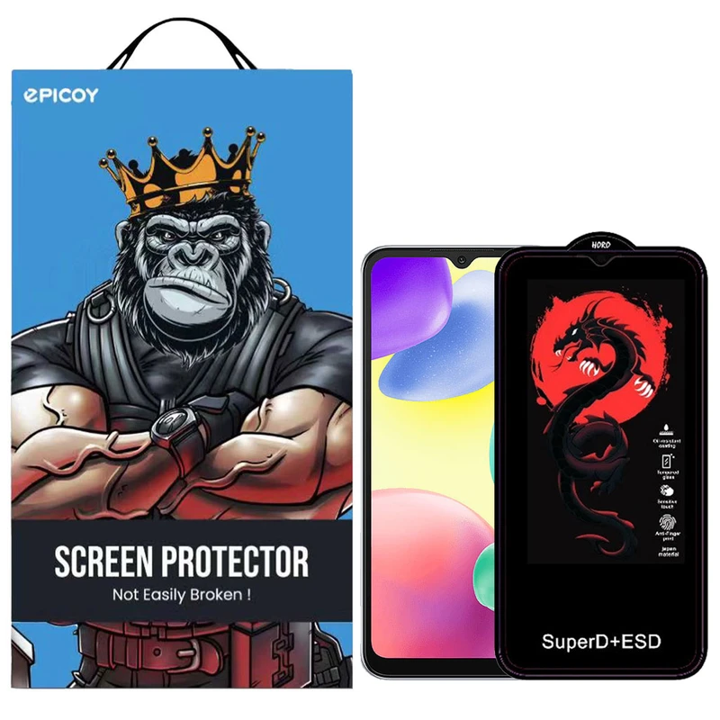 محافظ صفحه نمایش اپیکوی مدل Dragon ESD مناسب برای گوشی موبایل شیائومی Redmi 10A / 9T / 9 Prime / 9 / 9A / 9C / Poco C31