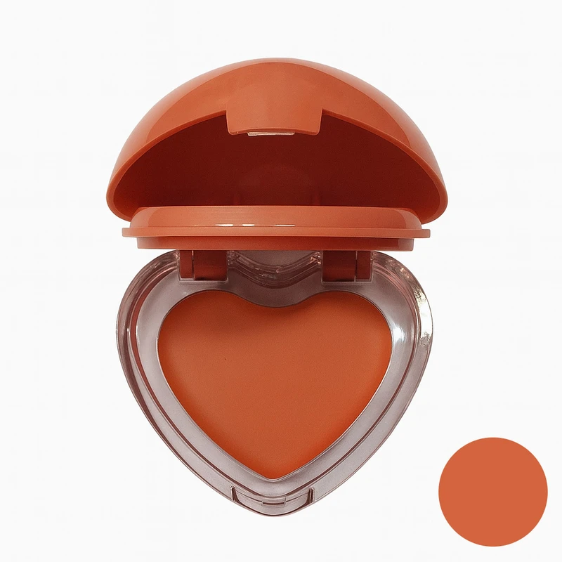 پالت رژ گونه و هایلایتر بیلیون بیوتی مدل قلبی شماره 2