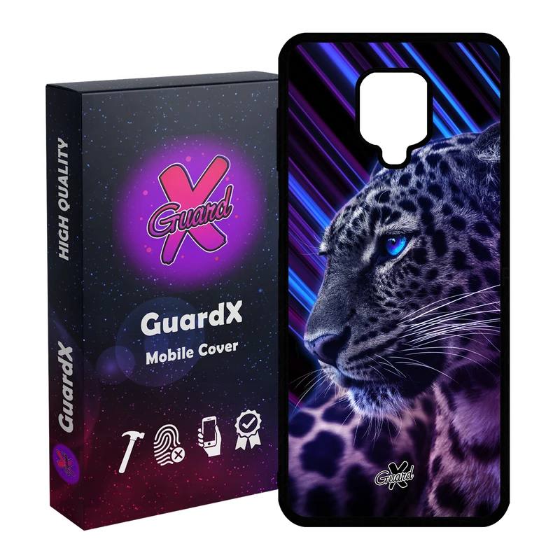 کاور گارد ایکس طرح Leopard مدل Glass10206 مناسب برای گوشی موبایل سامسونگ Redmi Note 9S / Note 9 Pro / Note 9 Pro Max