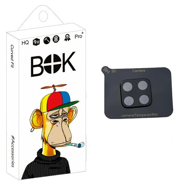 محافظ لنز دوربین بوک مدل 3D Tempered مناسب برای گوشی موبایل سامسونگ Galaxy A12 / A32