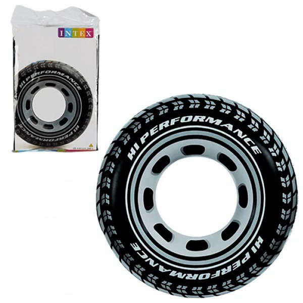 عکس شماره 2 : حلقه بادی شنا اینتکس طرح تایر مدل 59252