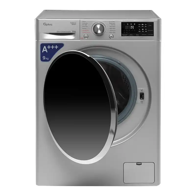 ماشین لباسشویی جی پلاس مدل GWM-P990S ظرفیت 9 کیلوگرم