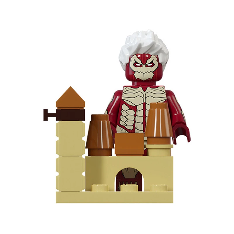 ساختنی برانت مدل تایتان زرهی و دیوار انیمه حمله به تایتان