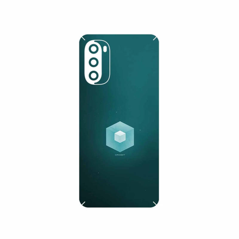 برچسب پوششی ماهوت مدل Minimal Cube icon مناسب برای گوشی موبایل موتورولا Moto G52