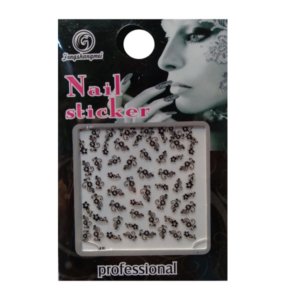 استیکر طراحی ناخن جنگشانگمئی کد XY-1145
