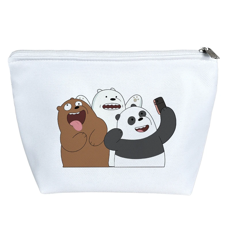 کیف لوازم آرایش دخترانه خندالو مدل سه خرس کله پوک کد 2683