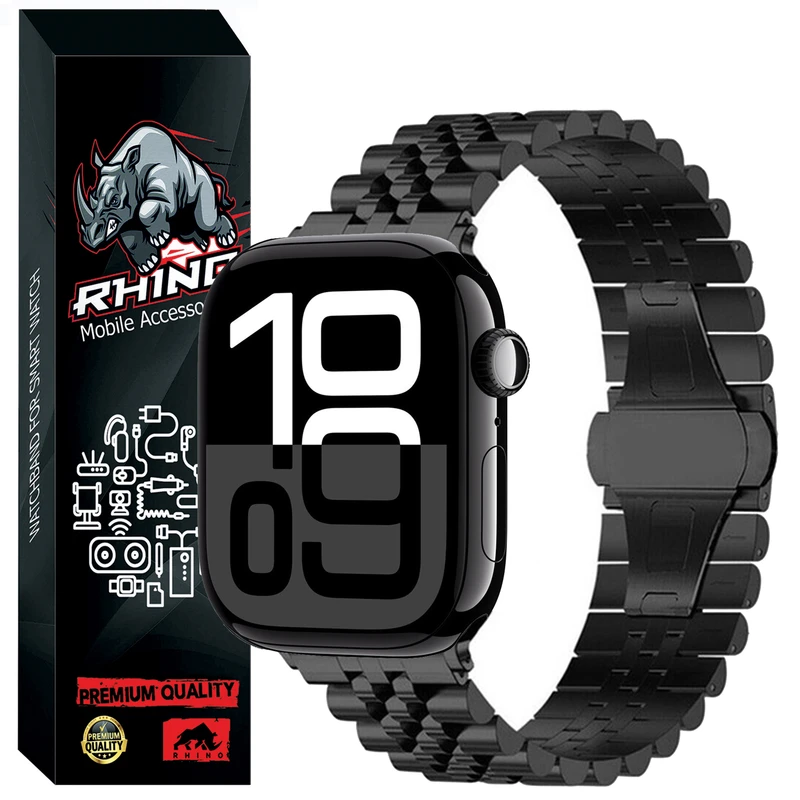 بند راینو مدل 5Bead مناسب برای اپل واج سری 10 46 میلی متری