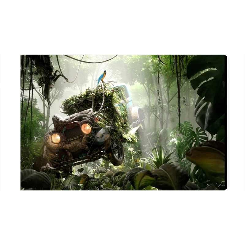 تابلو شاسی عرش مدل فانتزی طبیعت جنگل کد As3964