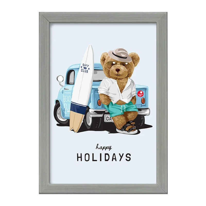 تابلو خندالو طرح تدی Teddy کد 26166