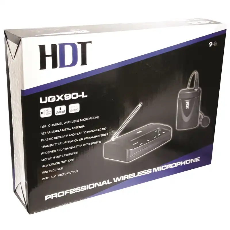 میکروفن بی سیم یقه ای اچ دی تی مدل UGX90