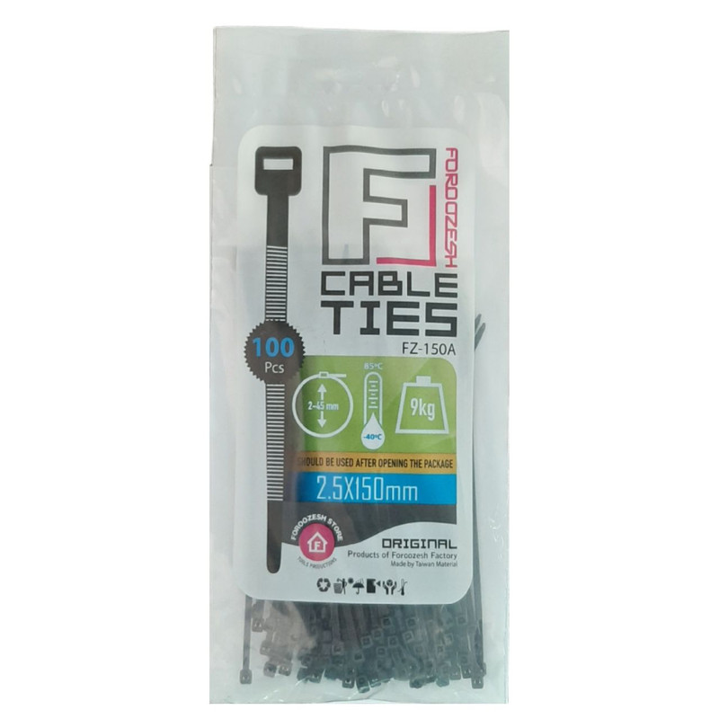 بست کمربندی فروزش مدل F15 بسته 1000 عددی