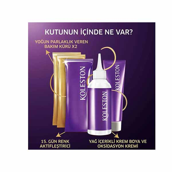 کیت رنگ مو ولا کلستون سریSKF شماره 4.6 حجم 50 میلی لیتر  رنگ شرابی