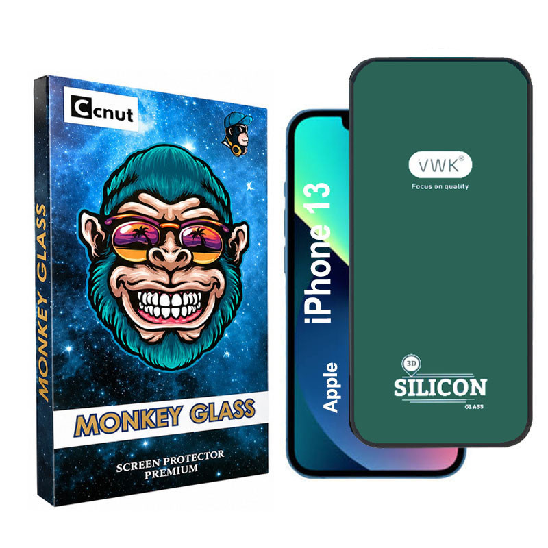 محافظ صفحه نمایش دورسیلیکونی کوکونات مدل VWK-MNK مناسب برای گوشی موبایل اپل iPhone 13