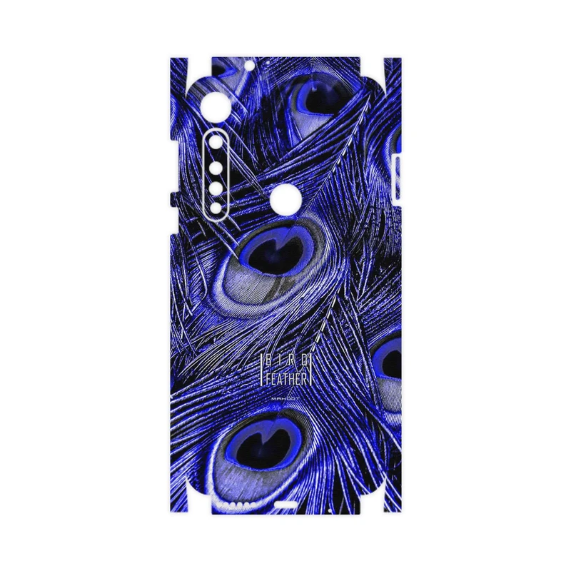 برچسب پوششی ماهوت مدل Purple Feather-FullSkin مناسب برای گوشی موبایل موتورولا One Vision Plus