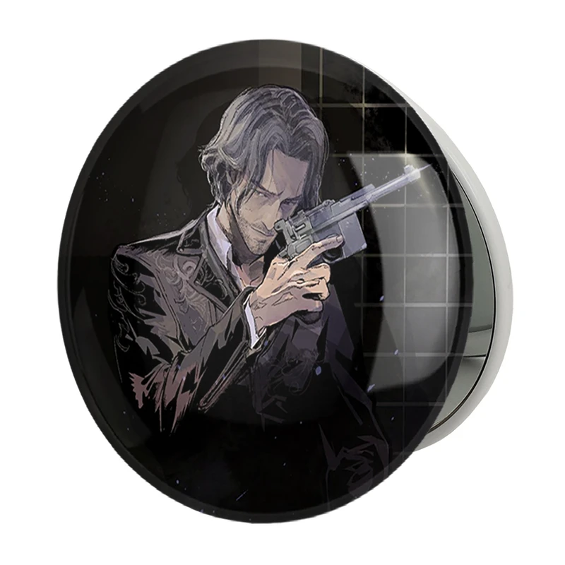 آینه جیبی خندالو طرح بازی رزیدنت اویل (Resident Evil) مدل تاشو کد 31667