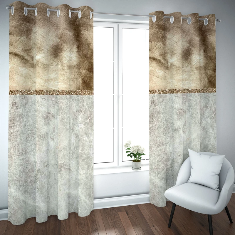 پرده مدل چاپی هازان سایز 300×150 سانتی متر 