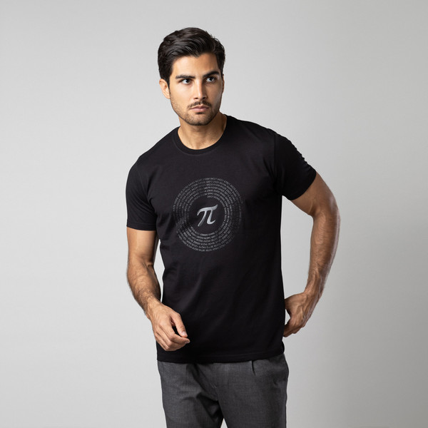 تی شرت آستین کوتاه مردانه باینت مدل 764-1 رنگ مشکی