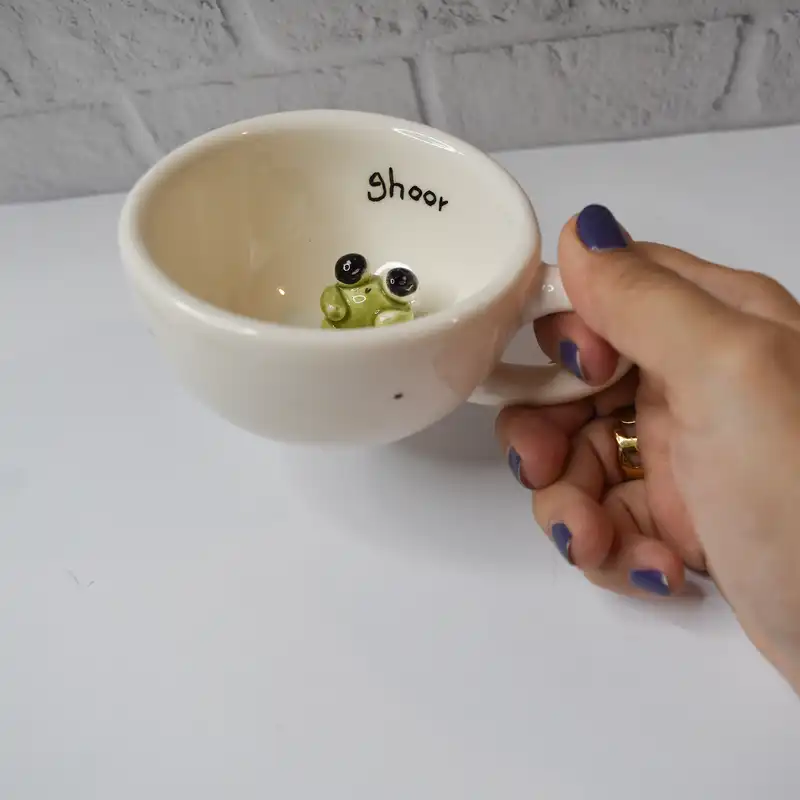 فنجان سرامیکی طرح ghoor