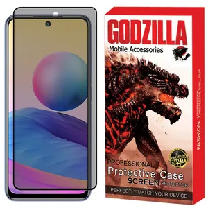 محافظ صفحه نمایش حریم شخصی گودزیلا مدل GGP مناسب برای گوشی موبایل شیائومی Redmi Note 10 / Note 10S