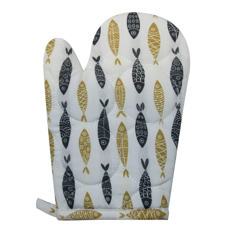 دستکش فر هوم اند لایف مدل آدونیس طرح ماهی