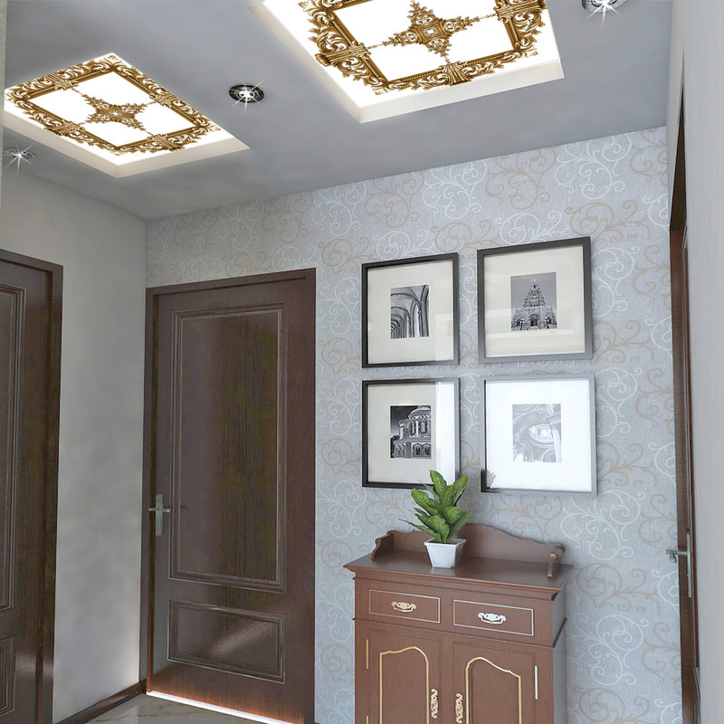 تایل سقفی آسمان مجازی مدل CP-12107 سایز 60x60 سانتیمتر بسته 8 عددی