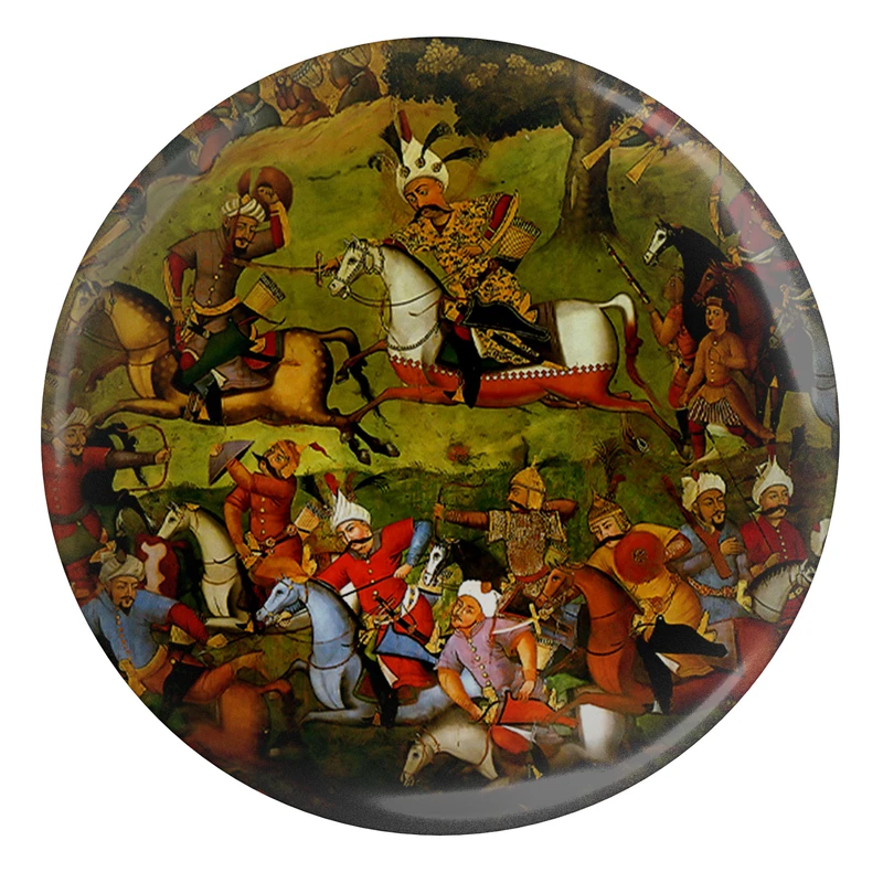 پیکسل طرح نقاشی قهوه خانه ای مدل S10244